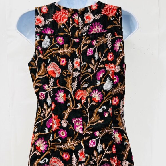 White house Black Market Midi dress overall lace , sleeveless black gold (dr7) - Picture 4 of 7